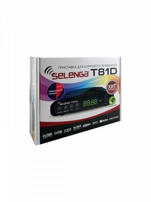 Цифровая приставка Selenga T81D DVB-C/T2